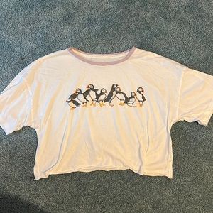 American Eagle Cropped Tee